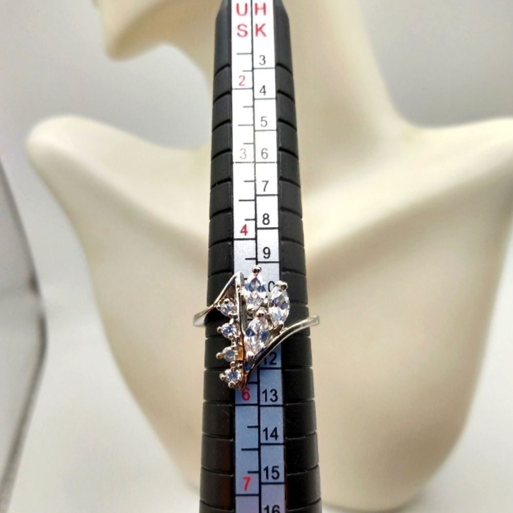 Marquis crystal ring size 5.5